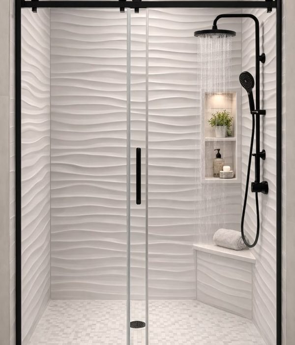 Sliding Shower Partition